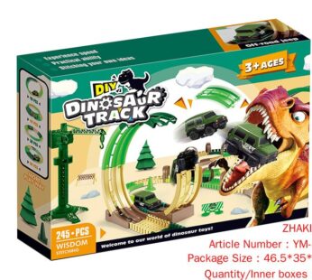 Dinosaur electric rail car