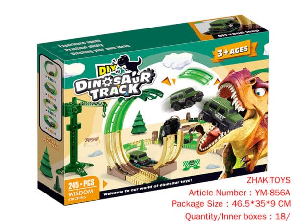 Dinosaur electric rail car