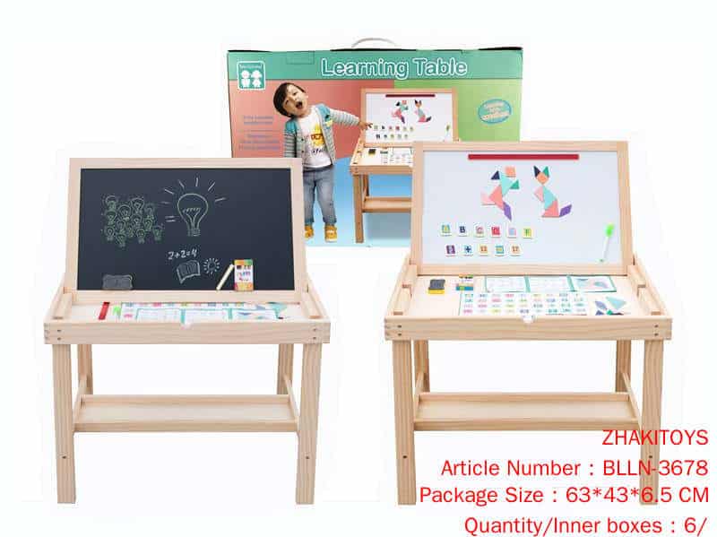 Wooden multi-function study table LEARNING BOARD