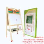 Wooden easel LEARNING BOARD multi-functional beads