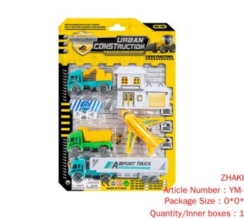 Set sliding cartoon engineering truck/container truck