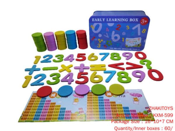 Wooden Learning Box Early Education Arithmetic