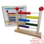 Wooden abacus five-gear learning rack