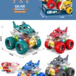 Colorful/Four-Wheel Drive/Double Inertia Stunt Marine Animals