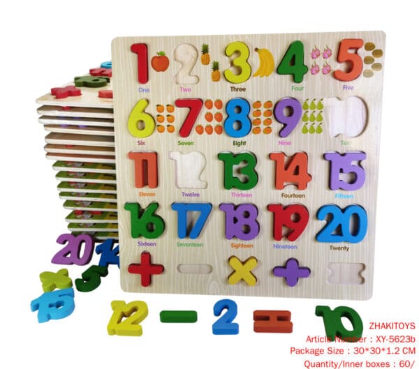 Wooden Digital Learning Cognitive Board