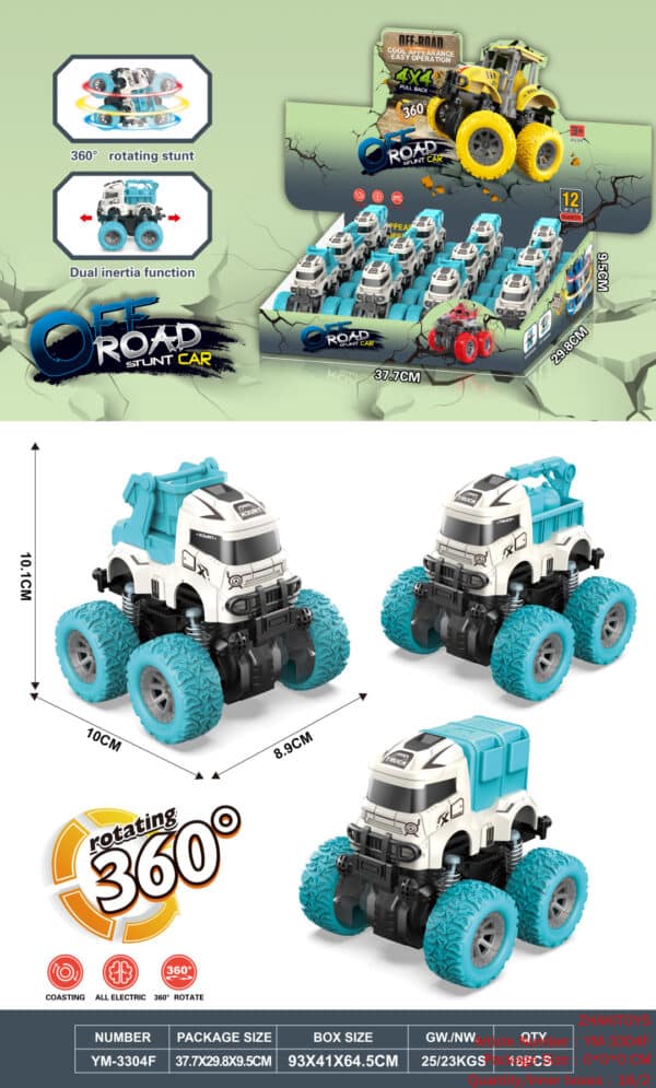 Dual Inertia/Four-Wheel Drive/Spring/Stunt Eco-Car