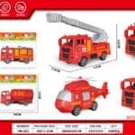 Sliding Cartoon Fire Truck