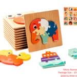 Wooden Bricks stereo PUZZLE GAME-variety