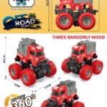 Dual Inertia/Four-Wheel Drive/Spring/Stunt Fire Truck