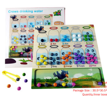 Wooden Crow Drinking Water Clamp Beads game