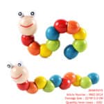 Wooden Varied Animal Caterpillar Doll