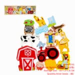 Wooden Stackle Stereo PUZZLE GAME Farm