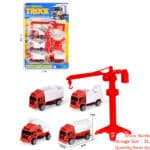 Sliding suit fire truck 4 car accessories