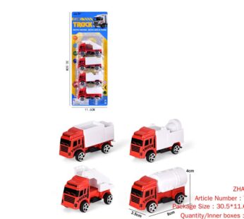 Slide suction plate fire truck 4 PCS truck