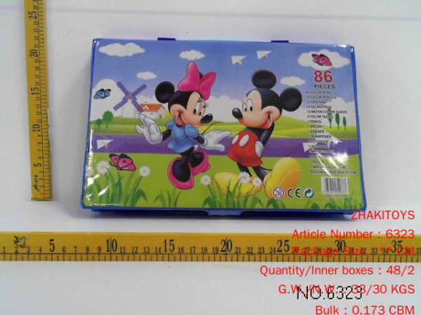 Window Zhuang Mickey Stationery Set 86 PCs