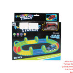 DIY luminous electric rail car