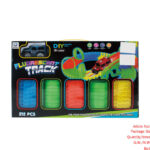 DIY luminous electric rail car