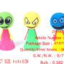 Three 4cm bounce elves