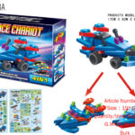 EVA assembled building blocks space chariot-Pioneer 4 chariot building blocks (EVA and plastic)