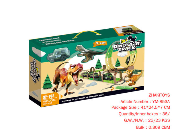 Dinosaur electric rail car