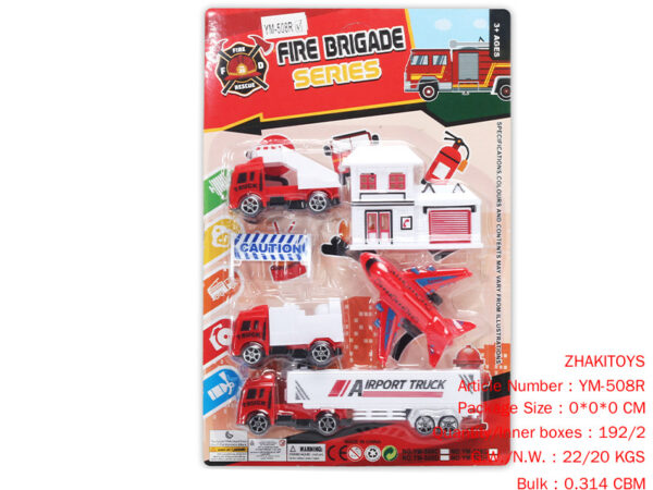 Taxi fire truck set series