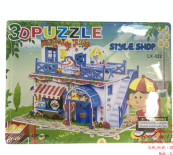 Home 32 3D jigsaw puzzle for shrink film ice cream shop