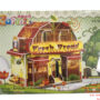 Heat Shrinkable Film Baking House 3D Puzzle