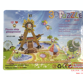 Thermosetting Film Pirate Ship 3D Puzzle