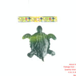 Soft rubber simulation tortoise (multi-color mixed)