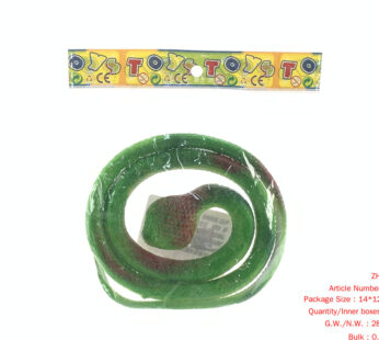 Soft rubber simulation cobra 75cm (multi-color mixed)