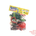 Soft rubber simulation animal 12PCS (multi-color mixed)