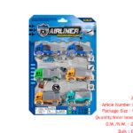 Set taxi airport tool truck (6 cars)