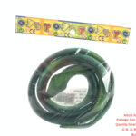 Soft glue simulation flat-headed snake 75cm (multi-color mixed)