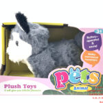 Screaming and Walking B /O Plush Dog