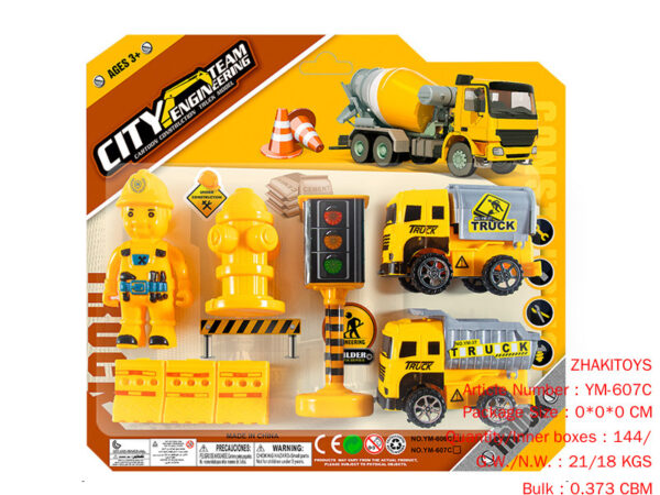 Set taxi simulation engineering vehicle