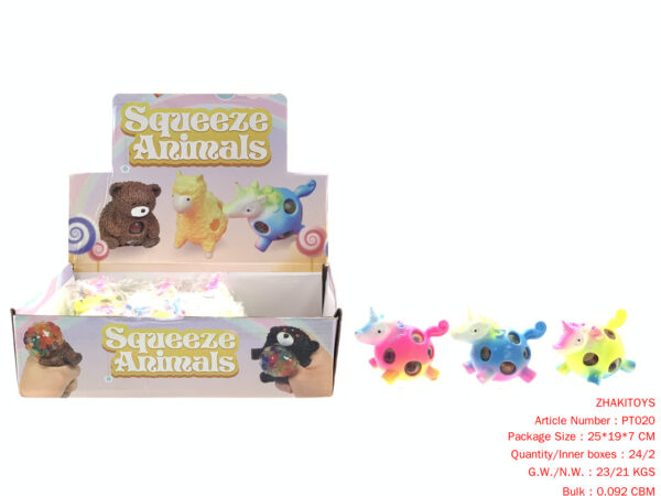 12 colorful unicorns