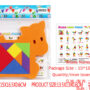 EVA Tangram Pony Intelligence PUZZLE GAME