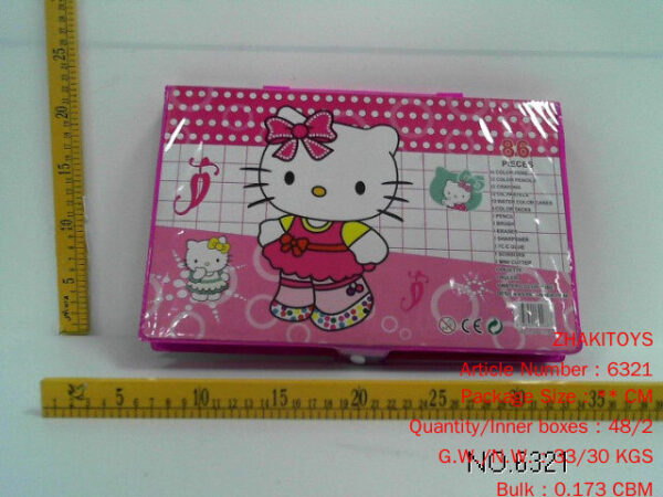 Window Zhuang KT Cat Stationery Set 86 PCs