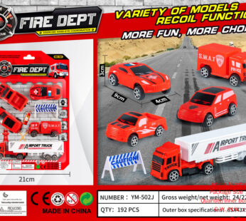 Taxi fire truck set