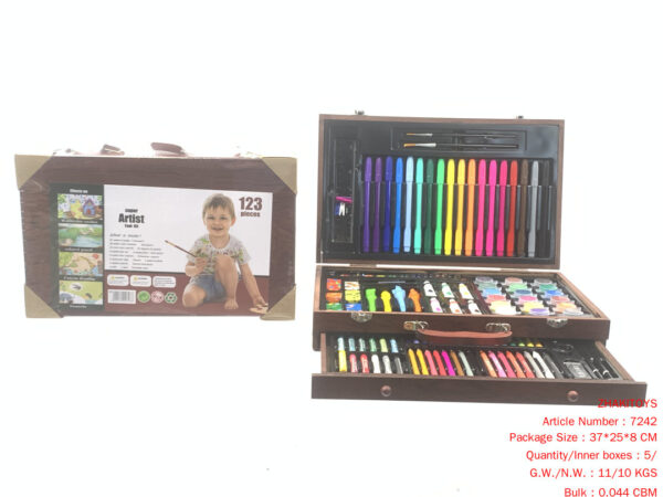 123 drawer box brush watercolor pen STATIONERY painting Set
