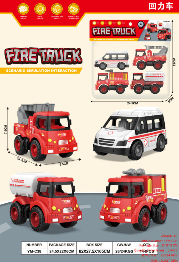 Warrior City Fire Brigade Fire Truck