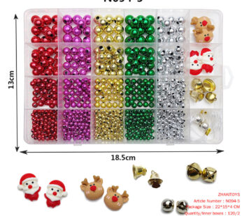 24 DIY Beads (Christmas Theme)