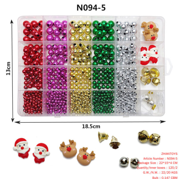 24 DIY Beads (Christmas Theme)