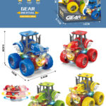 Colorful/Four-Wheel Drive/Double Inertia Stunt Farmer Car