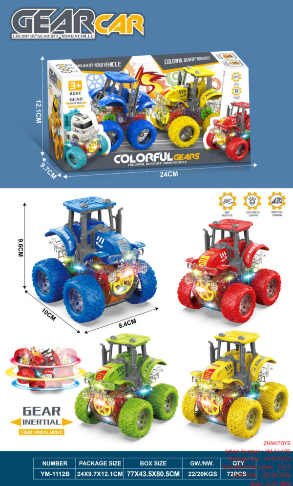 Colorful/Four-Wheel Drive/Double Inertia Special Farmer Car