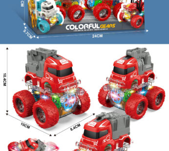 Colorful/Four-Wheel Drive/Double Inertia Stunt Fire Truck