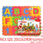 EVA English letters and numbers PUZZLE GAME 36pcs