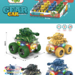 Colorful/Four-Wheel Drive/Dual Inertia Stunt Tank Display Box