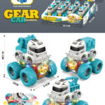 Colorful/Four-Wheel Drive/Dual Inertia Stunt Eco-Car Display Box