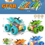 Colorful/Four-Wheel Drive/Dual Inertia Stunt Beach Motorcycle Display Box